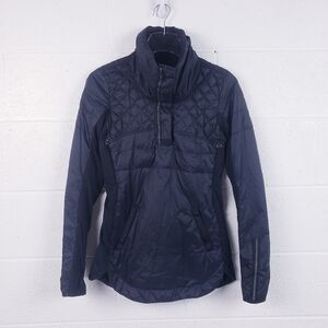 Lululemon Down For a Run Pullover Jacket Down Filled Black Size 4‎
